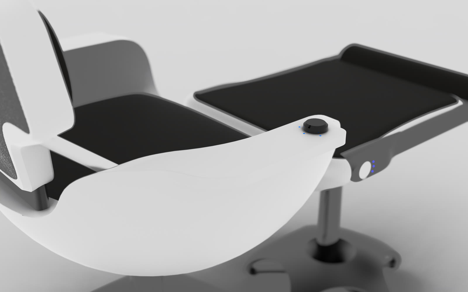 Round workspace chair, plate 1 of 5